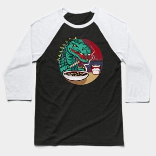 Noodle loving godzilla Baseball T-Shirt